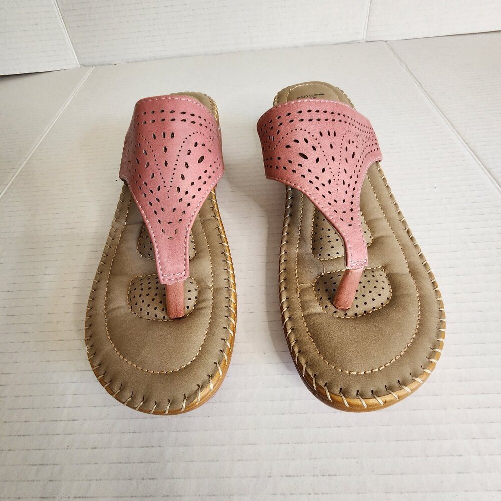 Angel Step Heeled thong sandal